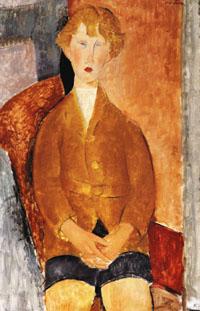 Amedeo Modigliani Boy in Short Pants